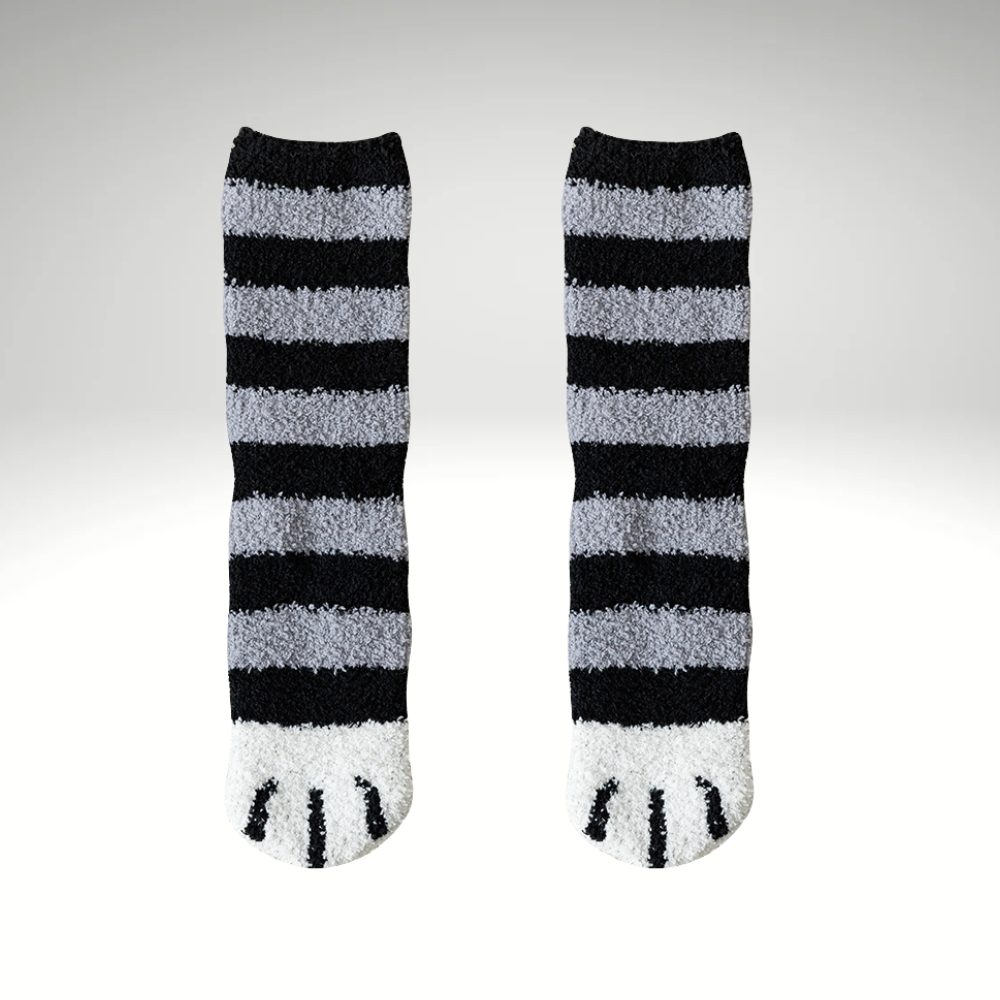PawSocks™ – Flauschige Katzensocken mit Pfoten-Design für Damen