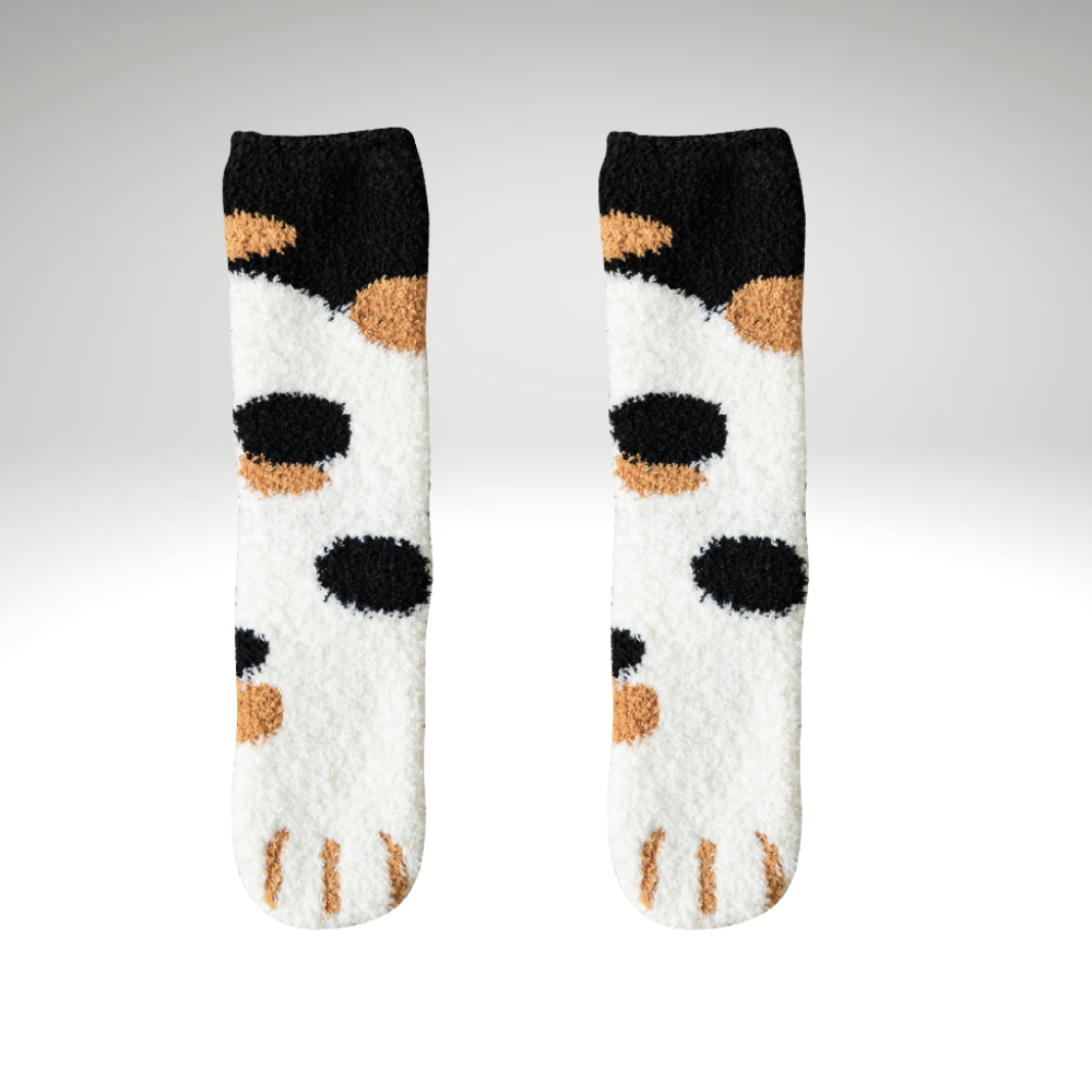 PawSocks™ – Flauschige Katzensocken mit Pfoten-Design für Damen