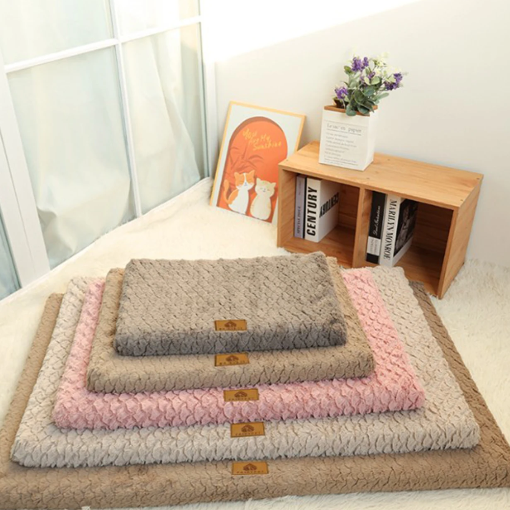 PAWRELLE™ Isomatte – Faltbare Haustiermatte mit Flauschbezug