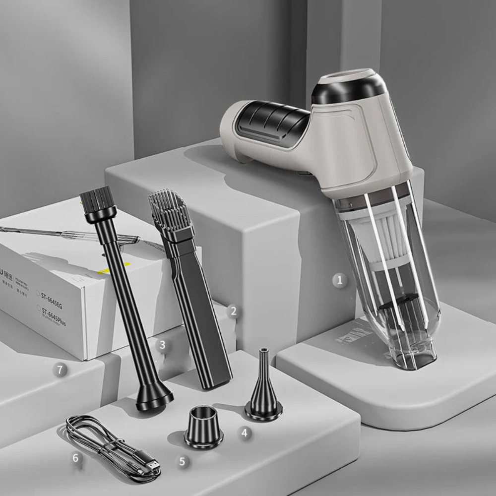 PowerVac™ – Kabelloser Multifunktions-Staubsauger für Auto & Zuhause