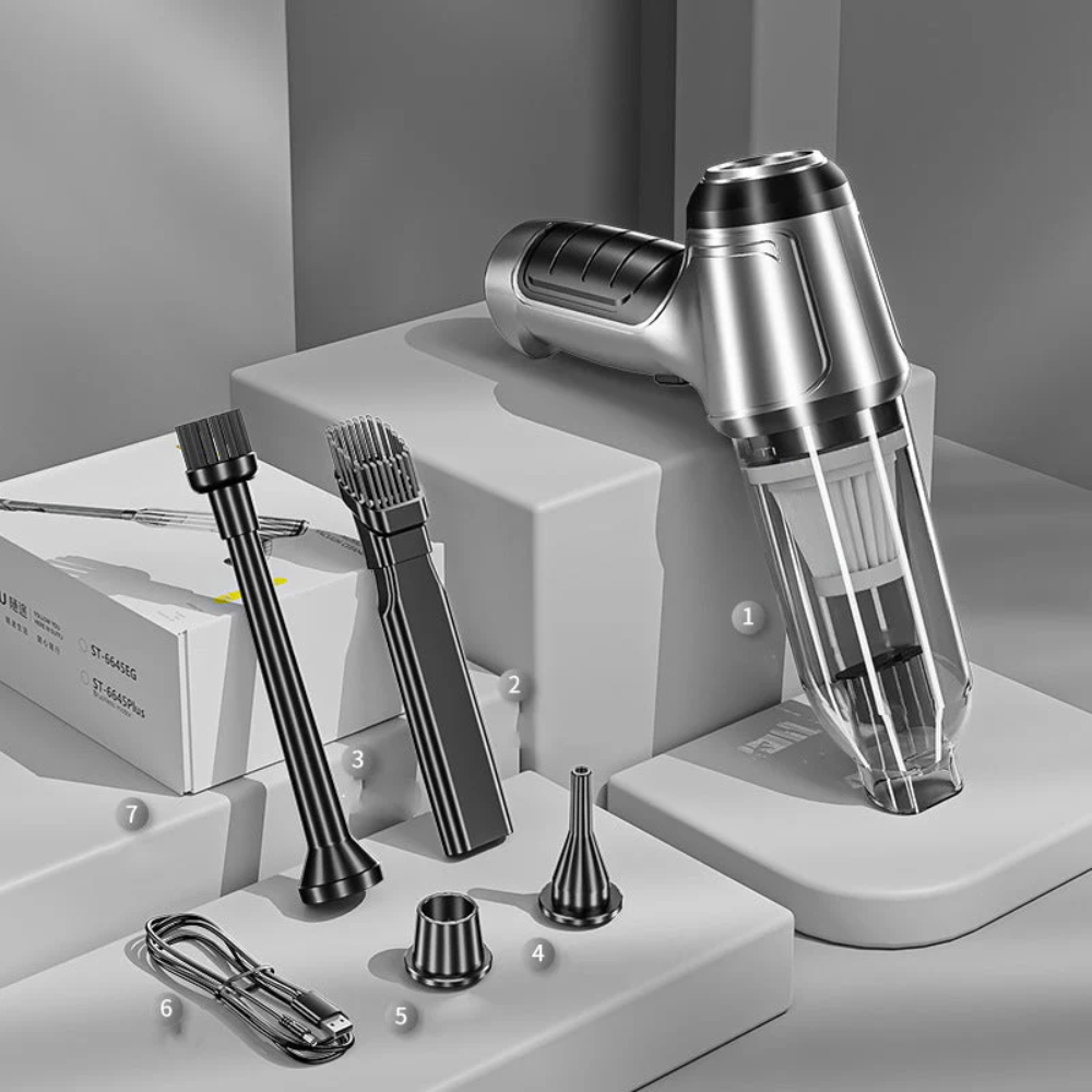 PowerVac™ – Kabelloser Multifunktions-Staubsauger für Auto & Zuhause
