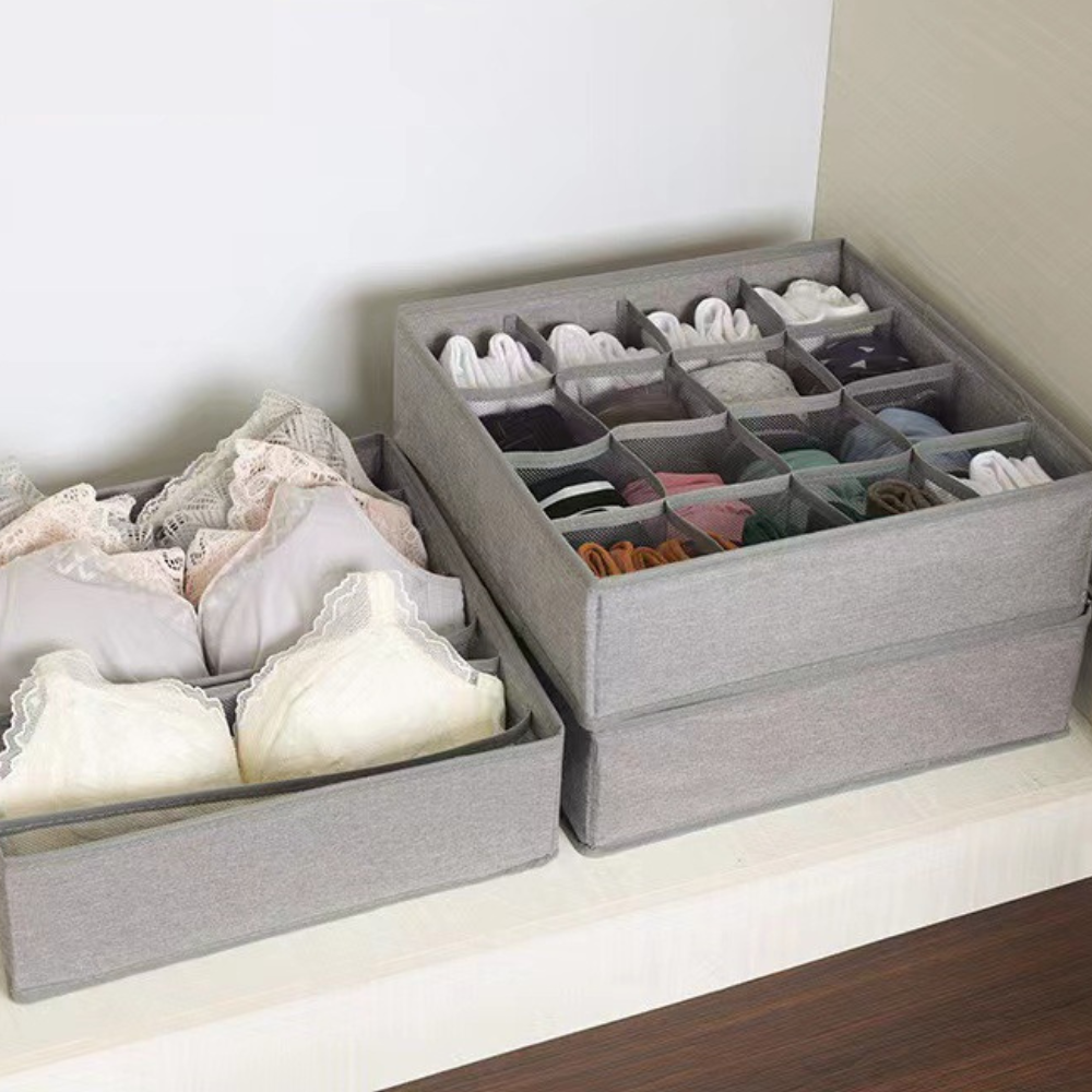 KlarSort™ Clevere Fachaufteilung für Schubladen & Kleiderschränke