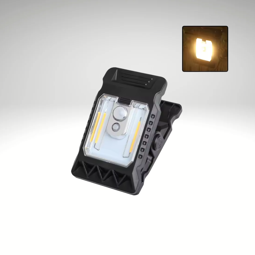 SolarClip™ – LED Außenlampe mit Sensor & Clip, wasserdicht