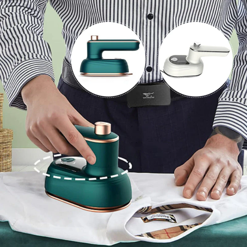 SteamSpin™ – 360° Rotierendes Dampfbügeleisen für Kleidung & Reise
