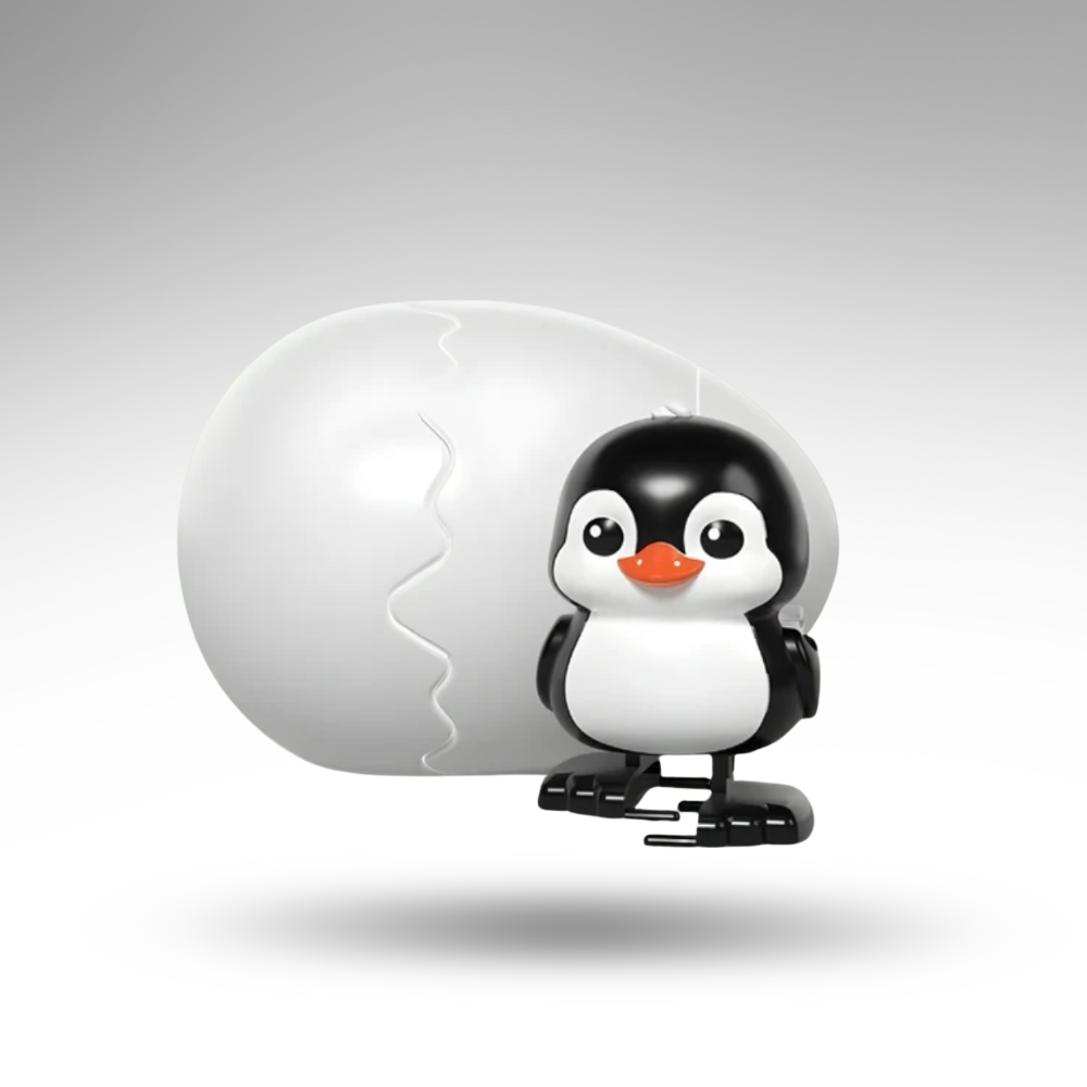 SurpriseEgg™ Aufzieh-Ei mit springender Tierfigur