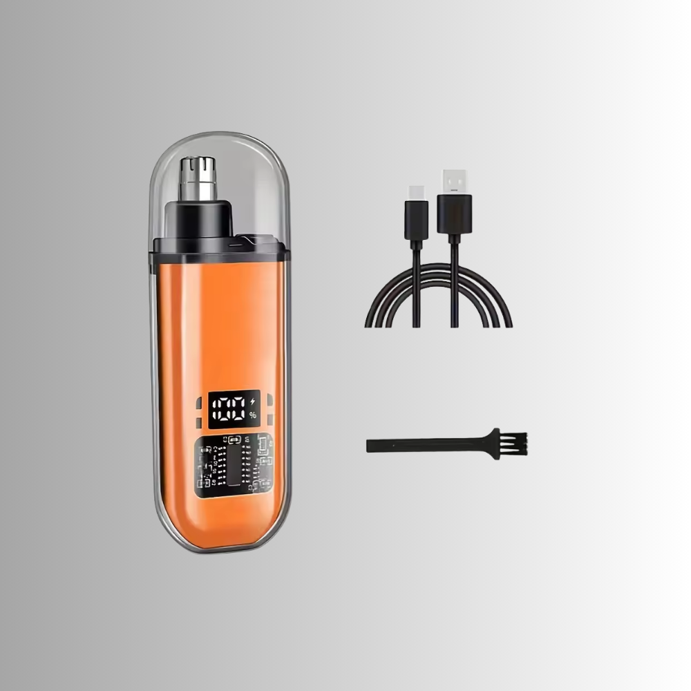 TrimMate™ – USB Nasen- & Ohrenhaartrimmer für Herren, tragbar