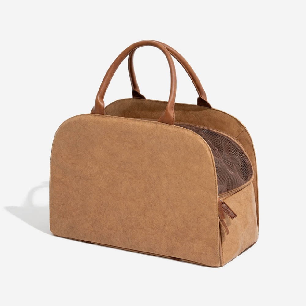 UrbanPaw™ - Multifunktionale Eco-Leder Tragetasche & Autositz für Haustiere