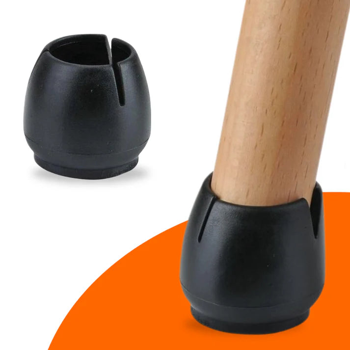 FlexiGleit™ Rund – Transparenter Filzgleiter für Stuhlbeine (Satz von 24)