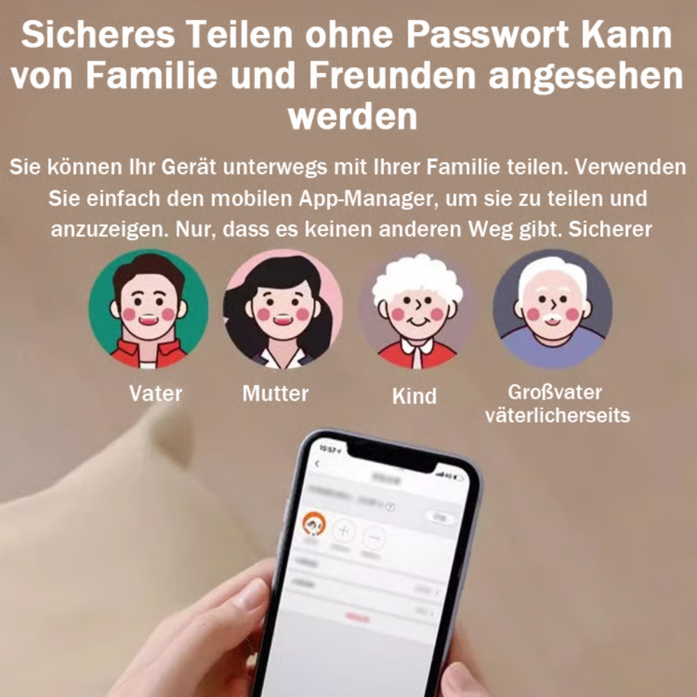 WächterCam™ Mini – Kompakte WLAN-Kamera mit IR-Nachtsicht & App-Steuerung