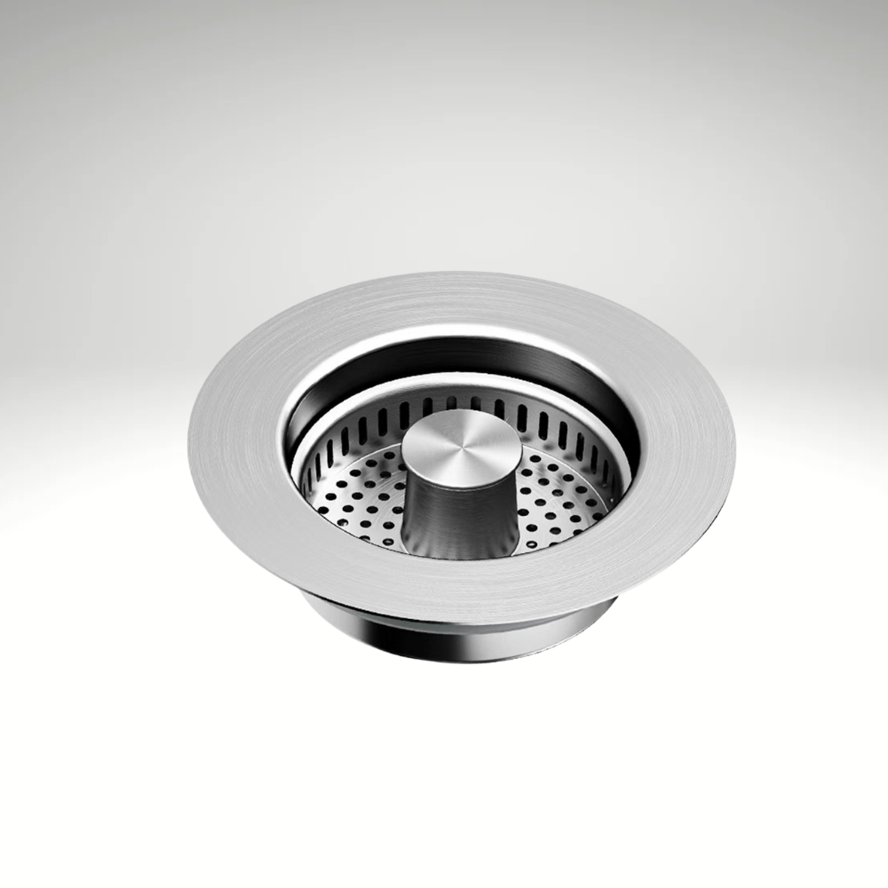 DrainGuard™ – Edelstahl-Spülsieb & Pop-Up Stöpsel