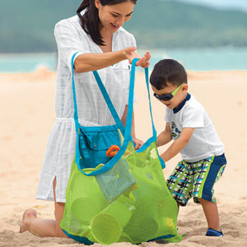 StrandFlex™ – Leichte & Waschbare Strandtasche mit Belüftungslöchern