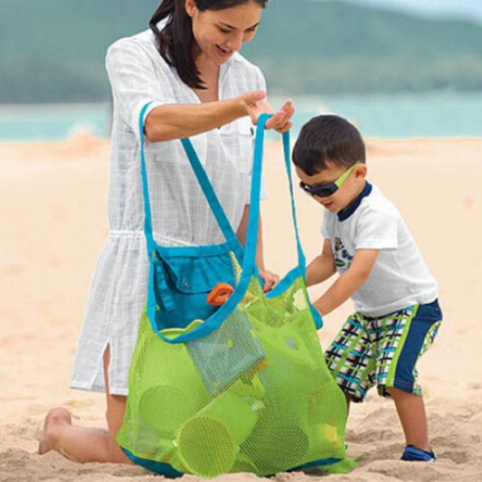 StrandFlex™ – Leichte & Waschbare Strandtasche mit Belüftungslöchern