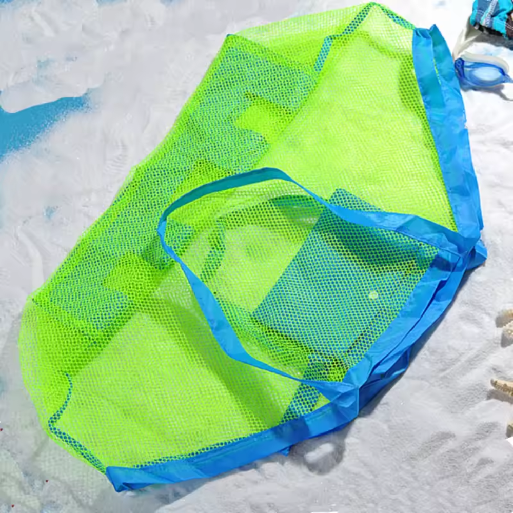 StrandFlex™ – Leichte & Waschbare Strandtasche mit Belüftungslöchern