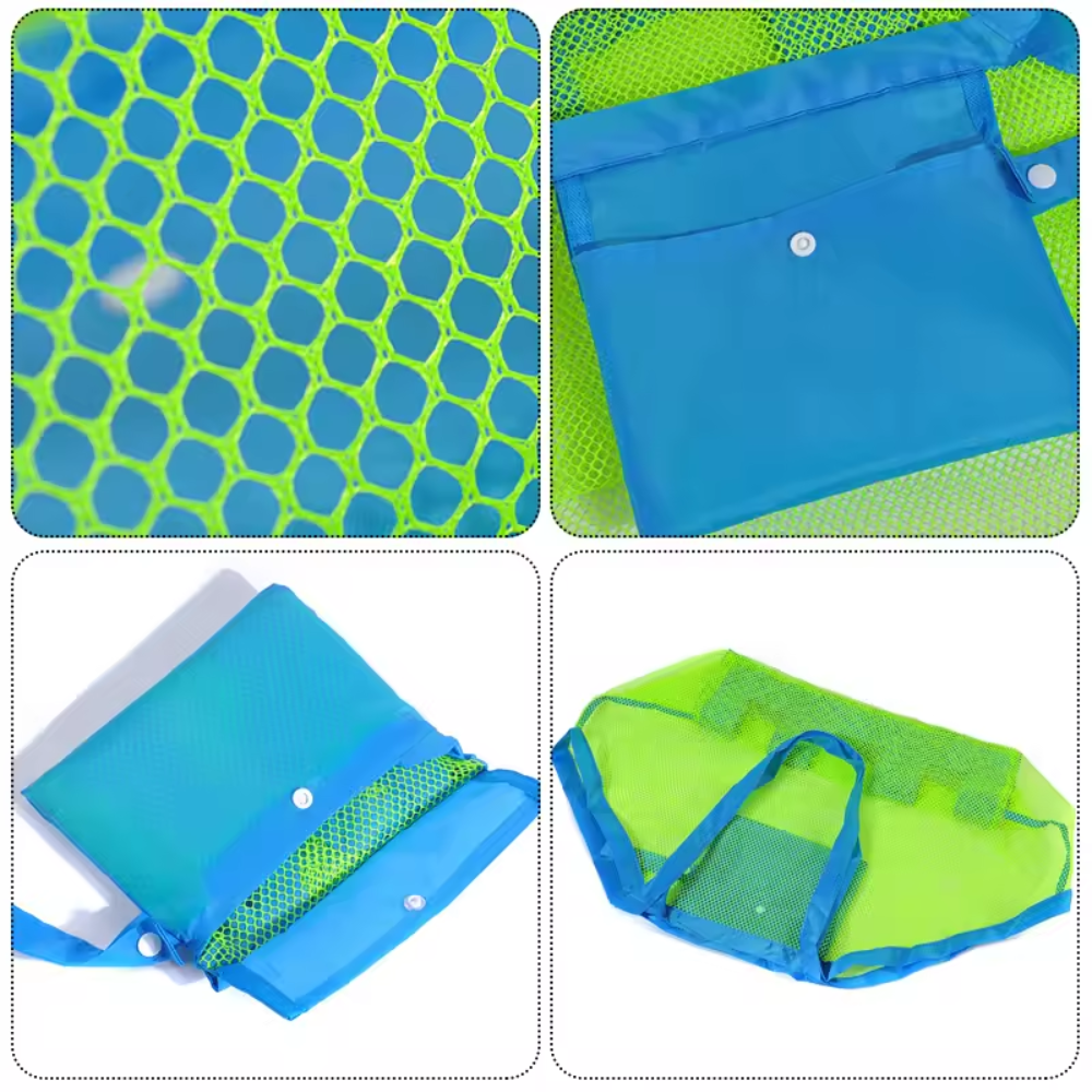 StrandFlex™ – Leichte & Waschbare Strandtasche mit Belüftungslöchern