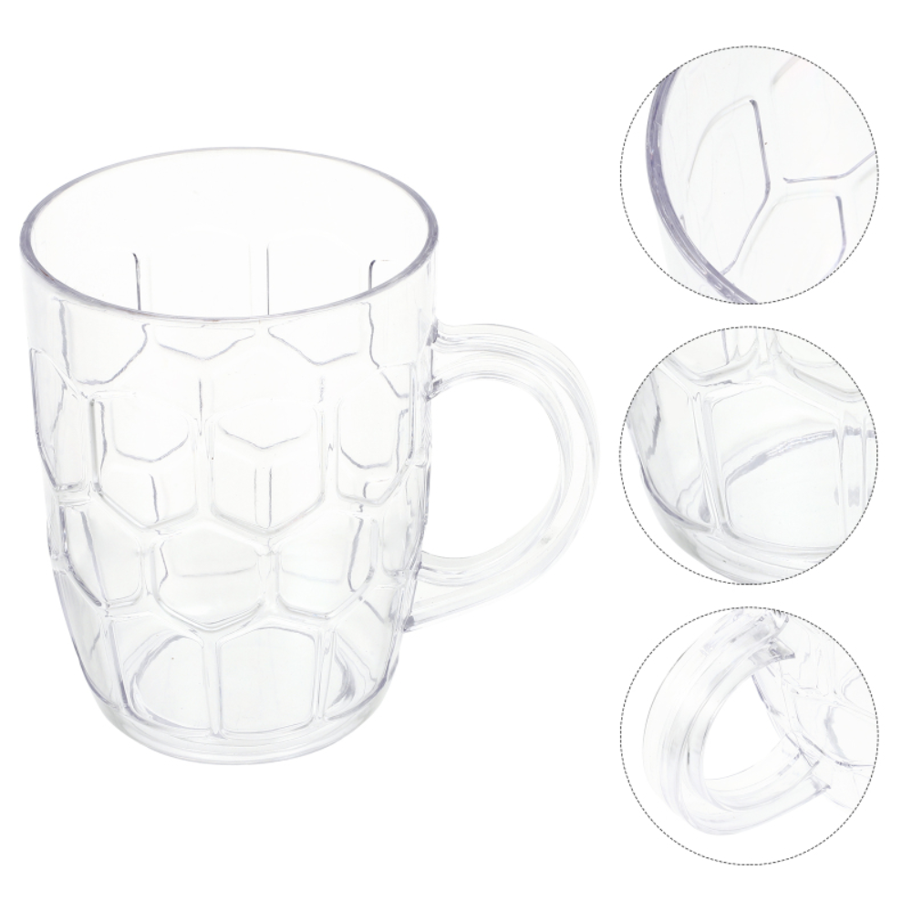 AcrylBierkrug™ 4er-Set (500 ml) – Bruchsicherer Genuss im Bierkrug-Stil