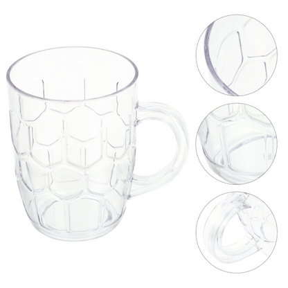 AcrylBierkrug™ 4er-Set (500 ml) – Bruchsicherer Genuss im Bierkrug-Stil