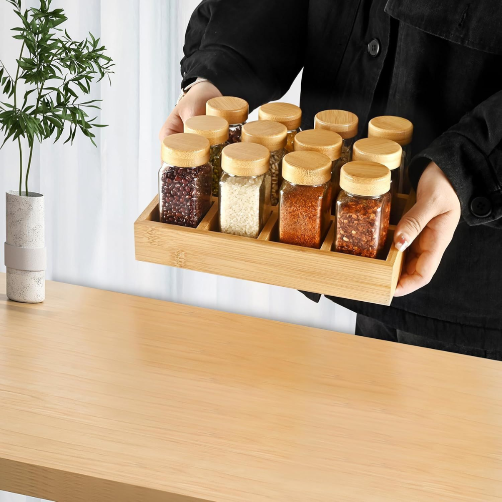 AkazienKräuter™ – Kräuterregal mit 12 Gläsern
