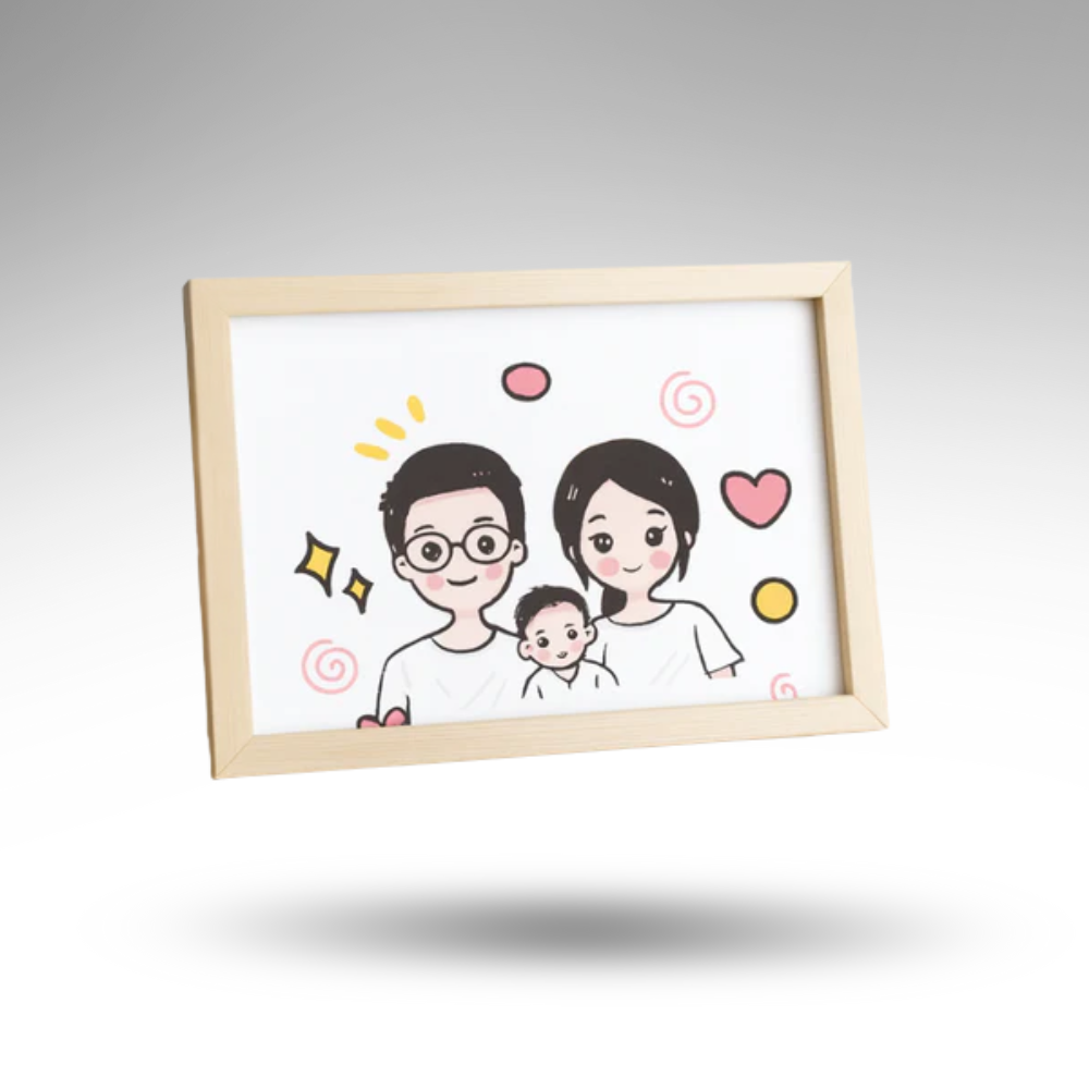 ArtFrame™ Kinder-Galerie – Holzrahmen mit Archivfunktion