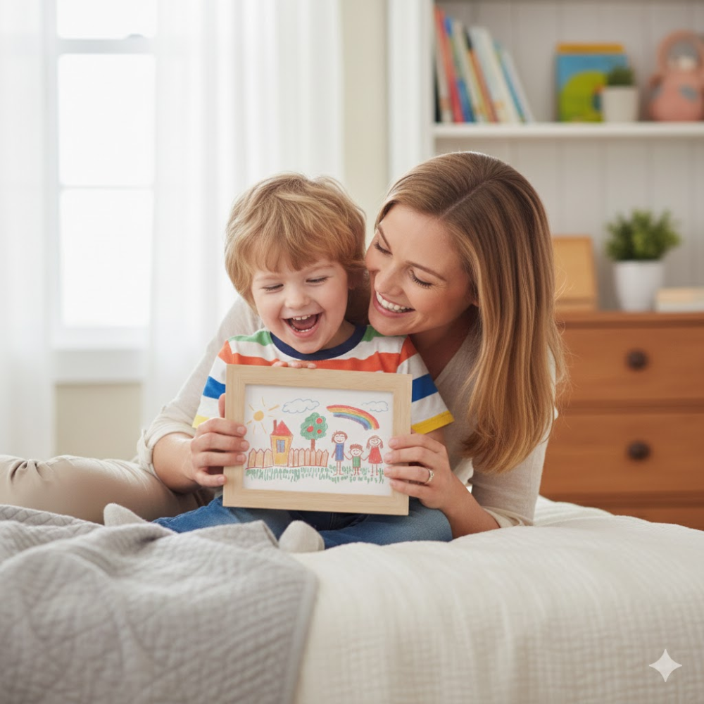 ArtFrame™ Kinder-Galerie – Holzrahmen mit Archivfunktion