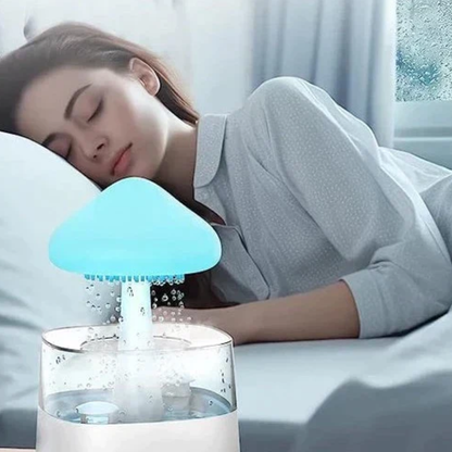 AuraMist™ Pilz-Luftbefeuchter mit Aromatherapie & farbigem Nachtlicht