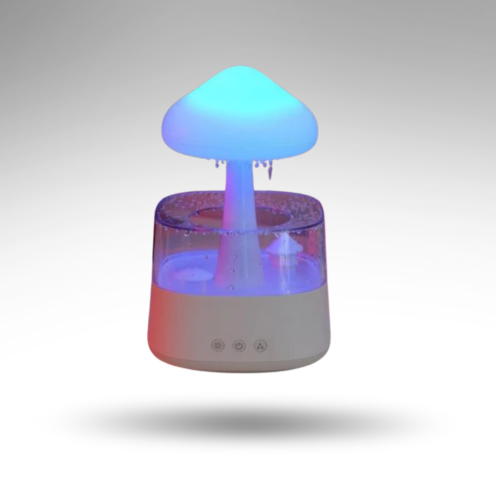 AuraMist™ Pilz-Luftbefeuchter – Ihr sensorischer Rückzugsort