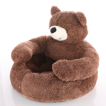 BearHug™ - Niedliches, abnehmbarer Bären-Kuschelbett für Katzen & Hunde