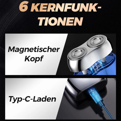 BladeMate™ Scharfer, Bartloser & Wasserdichter USB-Rasierer für Herren