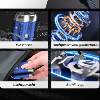 BladeMate™ Scharfer, Bartloser & Wasserdichter USB-Rasierer für Herren