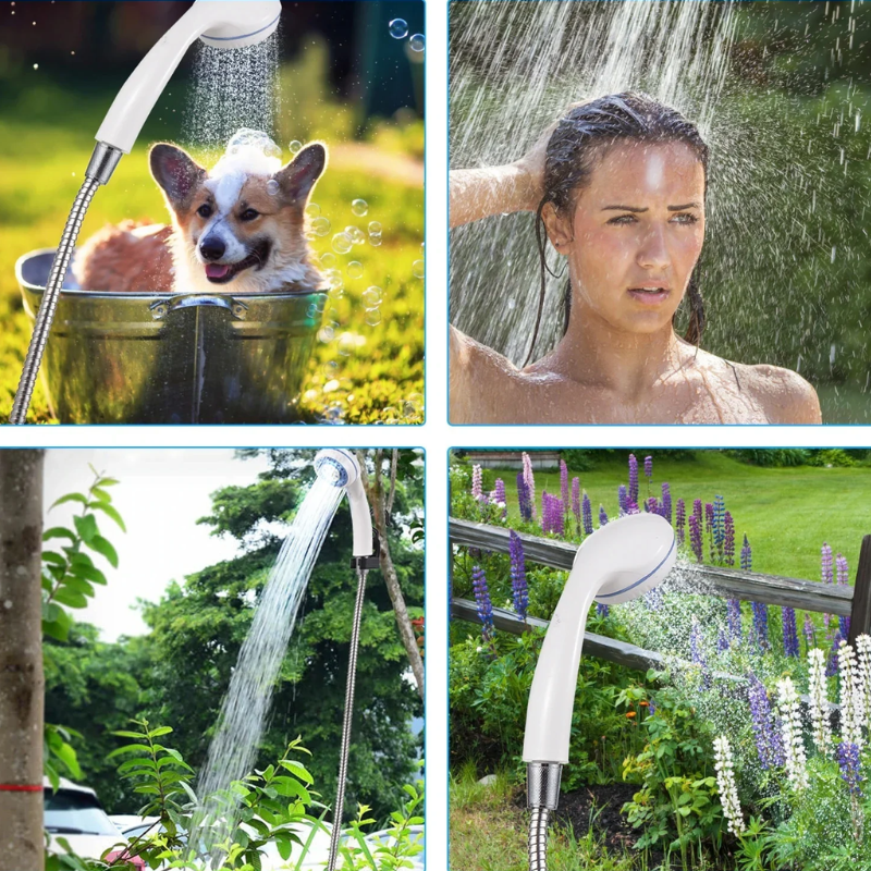 AquaCamp™ – Tragbare Camping-Dusche mit USB-Pumpe für Outdoor, Garten & Reisen