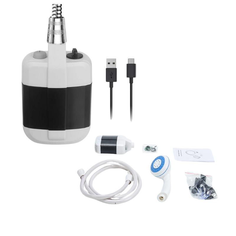 AquaCamp™ – Tragbare Camping-Dusche mit USB-Pumpe für Outdoor, Garten & Reisen