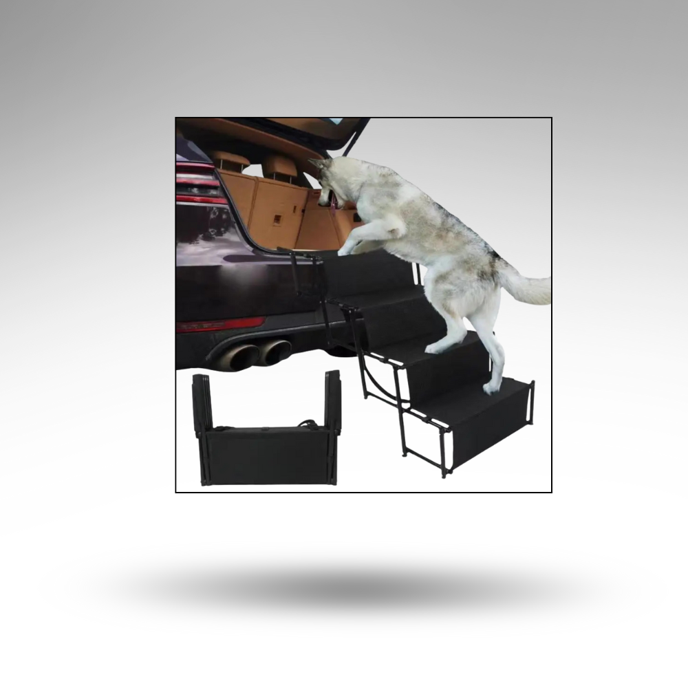 CarPaw™ Faltbare Auto-Hundetreppe – SUV & Stabil