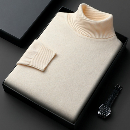 Cashmiro™ Luxuriöser Herren Rollkragenpullover
