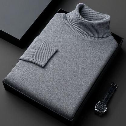 Cashmiro™ Luxuriöser Herren Rollkragenpullover