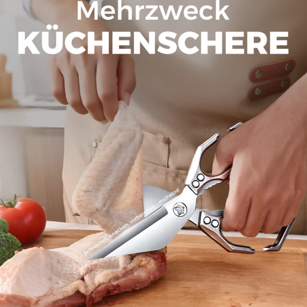 ChefCut™ Multifunktionale Hochleistungs-Küchenschere aus Edelstahl