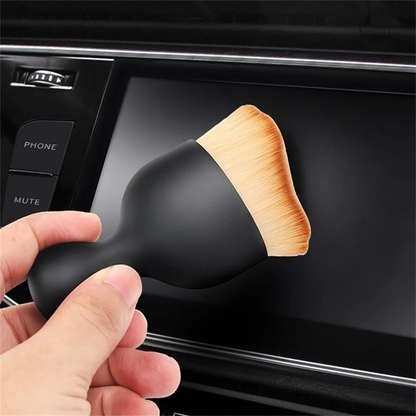 CleanFlow™ - 2-teiliges Auto-Innenreinigungsset mit weichen Borsten für Lüftung & Konsole