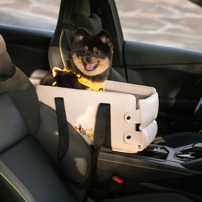 ConsolePaw™ - Wasserdichte Auto-Mittelkonsole als Reisesitz für kleine Hunde & Katzen