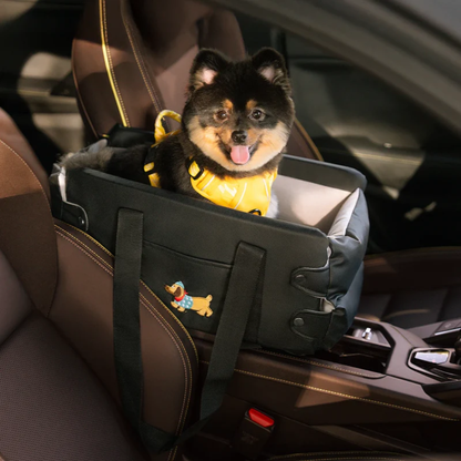 ConsolePaw™ - Wasserdichte Auto-Mittelkonsole als Reisesitz für kleine Hunde & Katzen