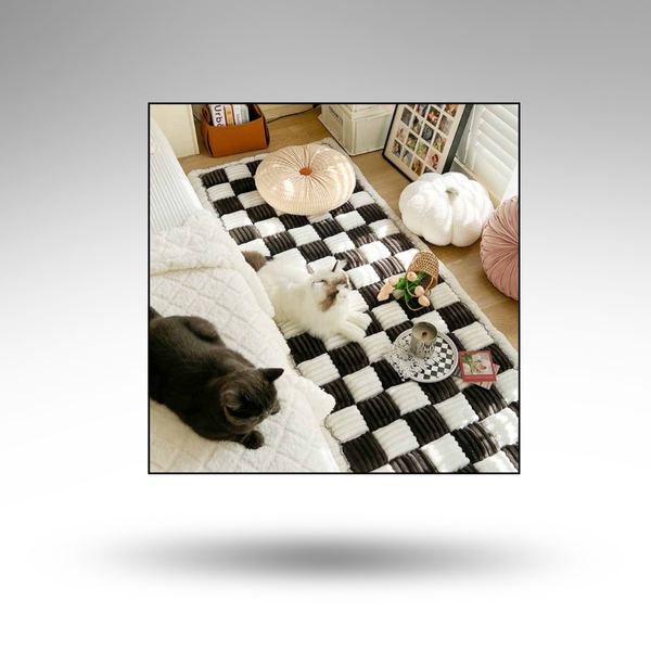 CreamWeave™ Flanell-Decke – Elegant & Rutschfest