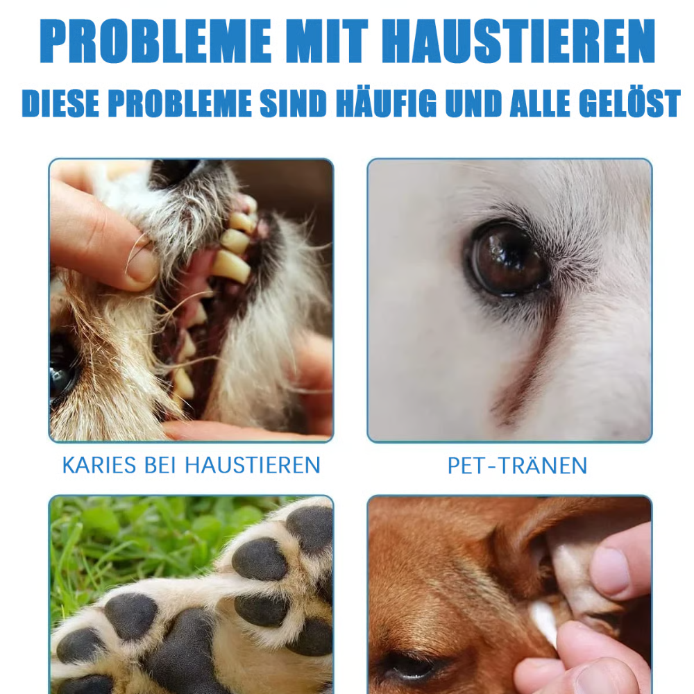 DentalWipe™ Mundpflege-Fingerlinge zur Zahnreinigung für Hunde & Katzen