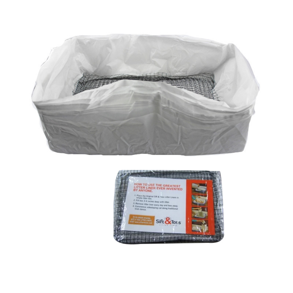 EcoTray™ - Wiederverwendbare, hygienische Katzenstreu-Unterlage für kontaktlose Entsorgung