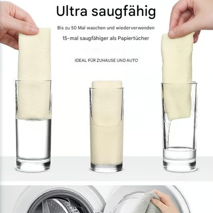 EcoWipe™ Wiederverwendbare Mikrofaser-Papierhandtuchrolle