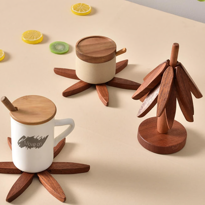 Festivo™ – Weihnachtsbaum Untersetzer-Set für Tisch & Küche