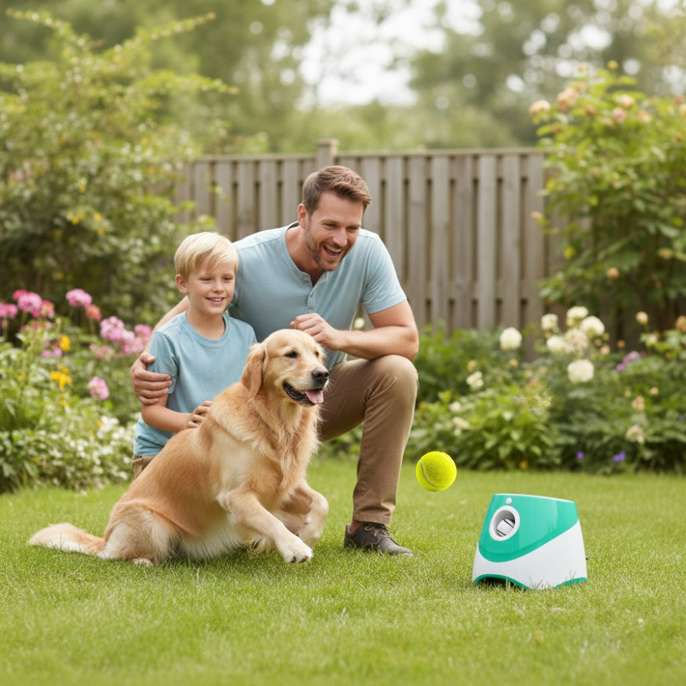 FetchPro™ Automatischer Ballwerfer – Endloses Spiel & Freiheit