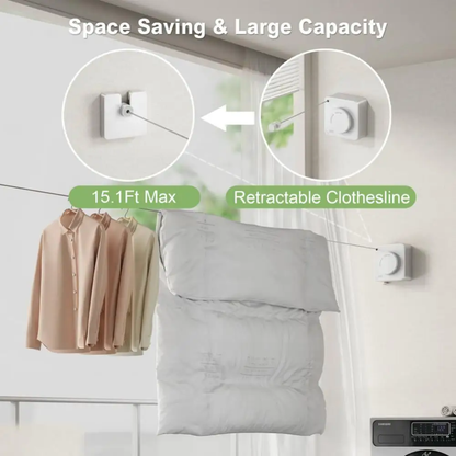 FlexiLine™ Ausziehbare Platzsparender Wäschetrockner