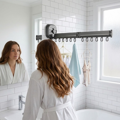 FlexiDry™ – Vertikaler Wäschetrockner für Fenster & Fliesen