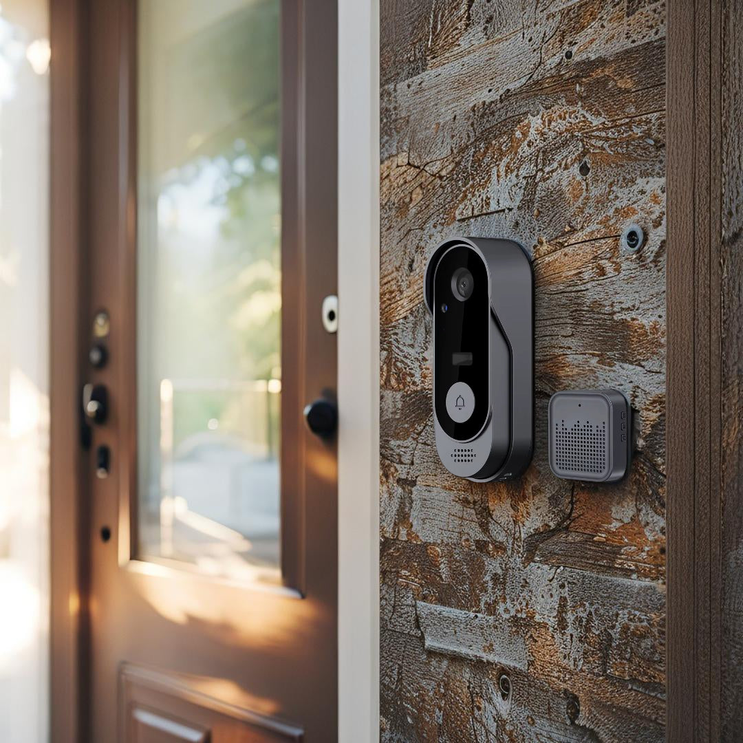 SmartVue™ Smarte Video-Türglocke – Drahtlos, Nachtsicht, App-Steuerung