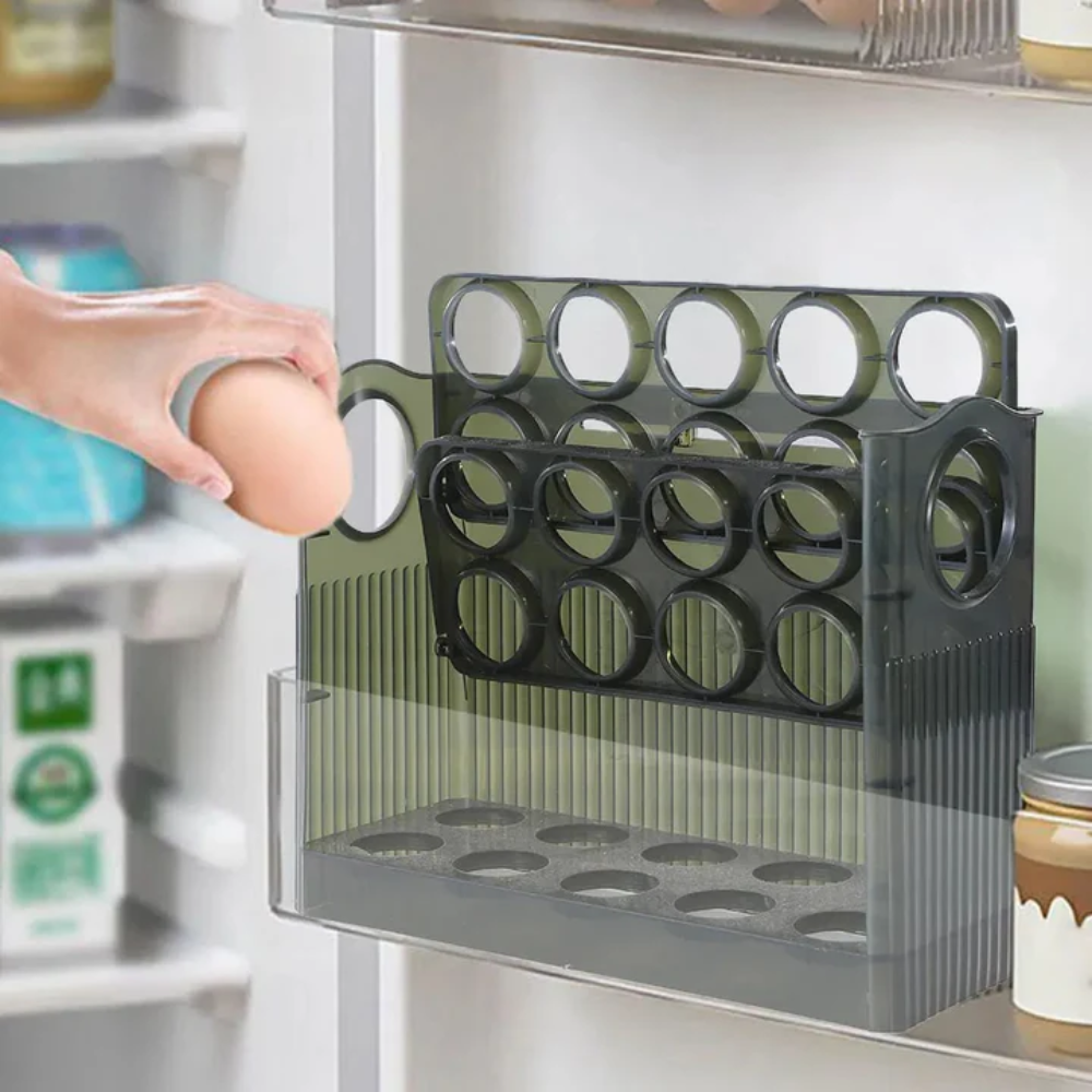 FreshLayer™ 3-Schicht Eier-Aufbewahrungsbox für die Kühlschranktür