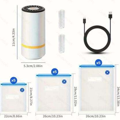FreshLock™ – Mini Vakuumiergerät für Lebensmittel