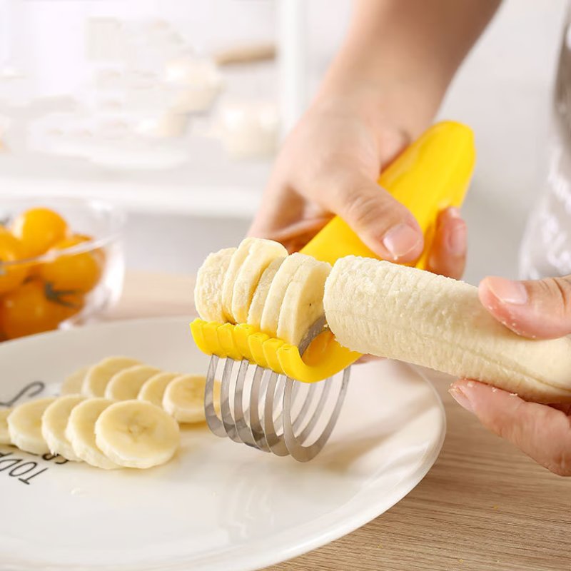 FruitFix™ – Edelstahl-Bananenschneider