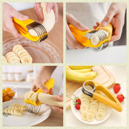 FruitFix™ – Edelstahl-Bananenschneider